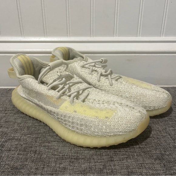 Adidas Yeezy Boost 350 V2 KIDS "Light" GY3439 Preschool Kids Size 2 Rare - Picture 1 of 14